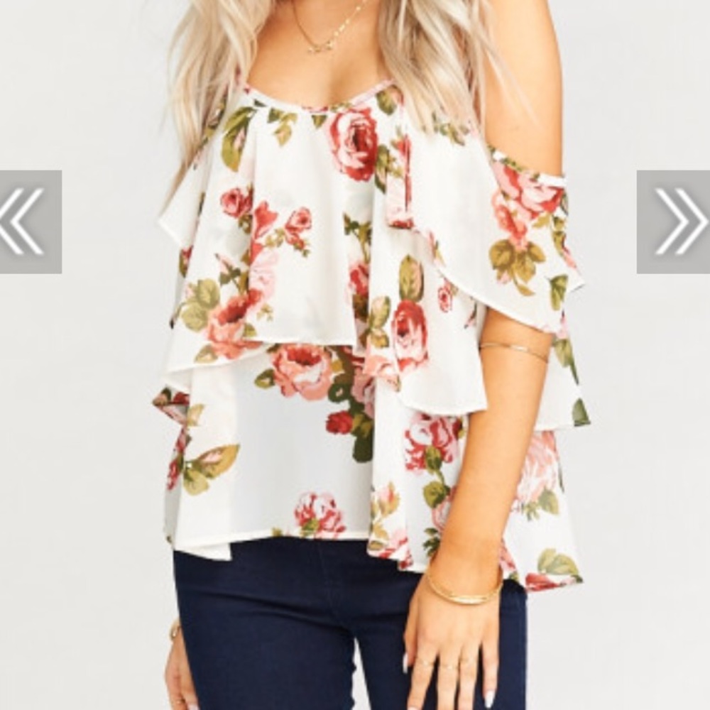 SMYM Romance Ruffle Top